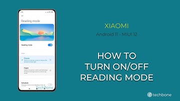 How to Turn On/Off Reading mode - Xiaomi [Android 11 - MIUI 12]