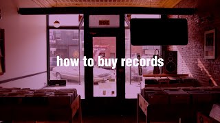 how to buy records while keeping your cool