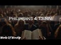 Philippians 4:13 Words of Worship