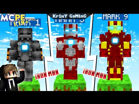 BEST IRON MAN MOD FOR MINECRAFT PE 1.19+ | HOW TO DOWNLOAD IRON MAN MOD IN MINECRAFT PE | 2022!
