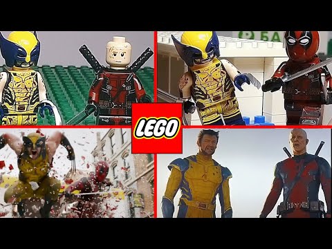 Новые Лего фигурки и сцены по фильму »Дедпул и Россомаха« | Lego Deadpool and Wolverine