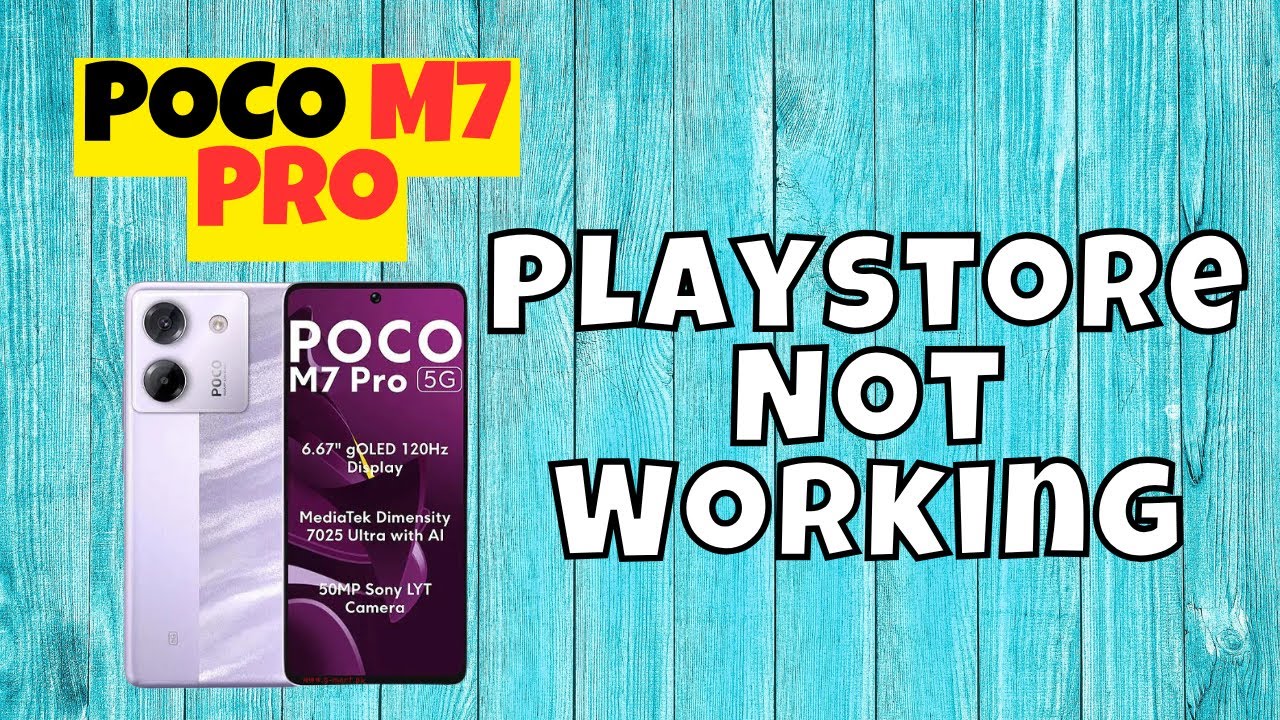 Playstore Not Working POCO M7 Pro || Solution of play store issue || Playstore problem solved