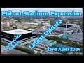 Etihad stadium expansion  23rd april  manchester city fc  latest progress update  co op arena