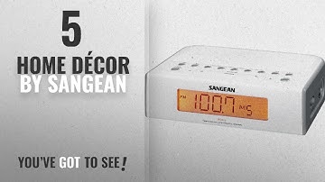 Top 10 Home Décor By Sangean [ Winter 2018 ]: Sangean RCR-5 Digital AM/FM Clock Radio