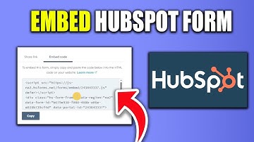 How To Embed Hubspot Form | Get Hubspot Form Embed Code