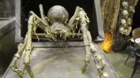 Crate Spider Professional Halloween Haunted House Animatronic Prop