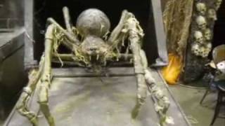 crate spider professional halloween haunted house animatronic prop