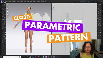 How to use the parametric pattern tool on Clo3D | Clo3D beginner tutorial