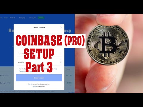 How To Setup Coinbase Pro With Bank Account from Coinbase and Buy Crypto Currency - Part 3