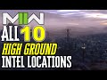 Modern Warfare 2 HIGH GROUND: ALL INTEL LOCATIONS (Modern Warfare 2 Intel Locations Spec Ops)