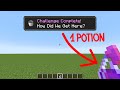 can you get the hardest achievement with only 1 potion?