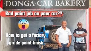 Bad paint job on your car How to get a factory grade paint finish