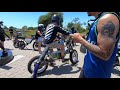 Yesterday’s group ride in Newport Beach Back Bay. Ebikes today! Onyx, Cirkit, Super 73, eBMX