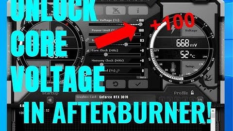 How to unlock voltage control MSI Afterburner WORKAROUND 2021 (30 series RTX cards)