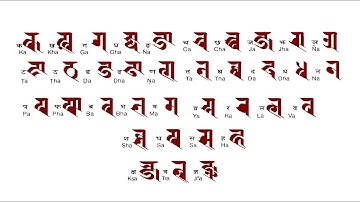 Ranjana Lipi // Ranjana alphabet // Ranjana Lipi Calligraphy