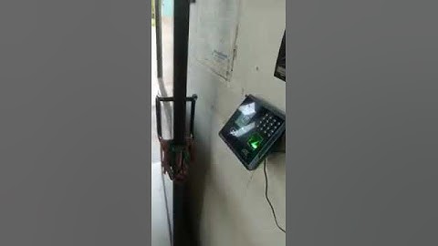 Essl mb160 face attendance Machine Demo working video