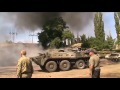 Луганск, лето 2014 Последствия обстрела располаги "Зари"