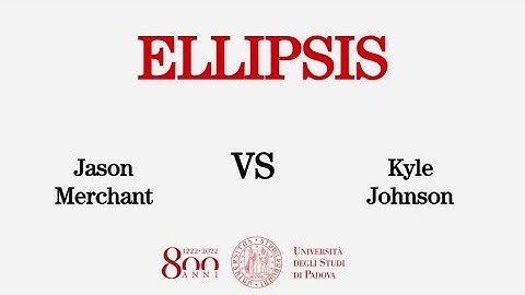 30/09/21 Jason Merchant and Kyle Johnson discuss ellipsis. Mod: Emanuela Sanfelici