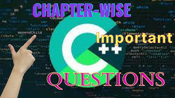 C++ Chapter-wise important question #TUExamQuestion #BscCSIT #BIT #BIM #BEIT #Engineering