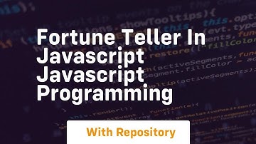 Fortune teller in javascript javascript programming