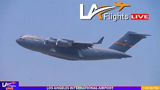 LIVE United 935 Capt. Phil Retirement | LAX Plane Spotting