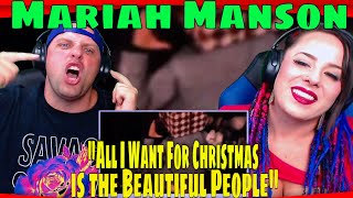 First Time Hearing Mariah Manson - "All I Want For Christmas is the Beautiful People"