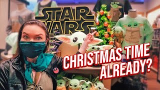 The Mandalorian gets invaded by CHRISTMAS at Downtown Disneyland (Save Baby Yoda!)