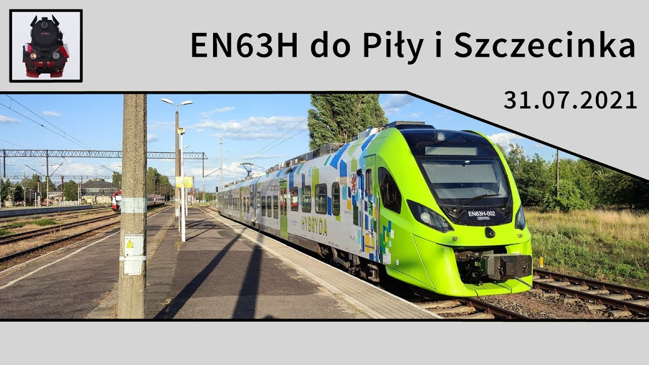 Hybrydy EN63H wyjątkowo do Piły i Szczecinka. Wycieczka po Pomorzu Zachodnim