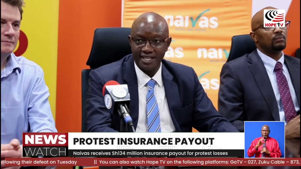 Компания Naivas получила страховую выплату в размере 134 миллионов шиллингов в связи с убытками, ...