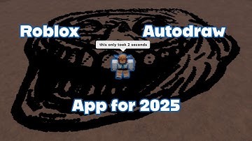 Roblox AutoDraw App – A Roblox Application for 2025! (No Scripts)