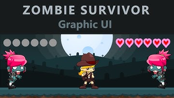 Scratch 3.0 Tutorial: Zombie Shooting Game | Graphic UI | Part 13