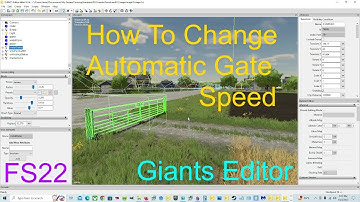 Giants Editor Tutorial XML Work | How To Change Automatic Gate Speed In Animated Objects XML