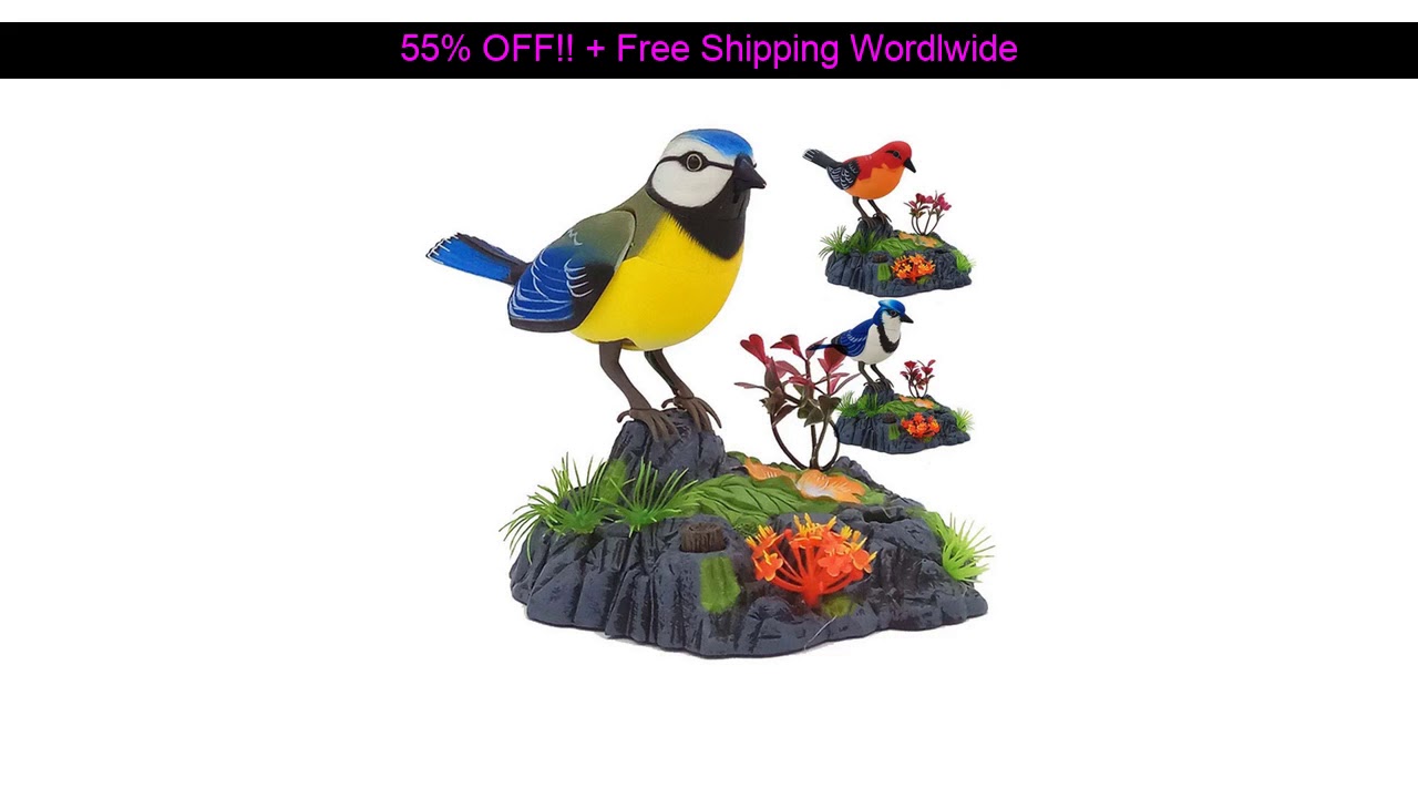 REVIEW Children's Simulation Bird VoiceThe Move Electric Induction Toy