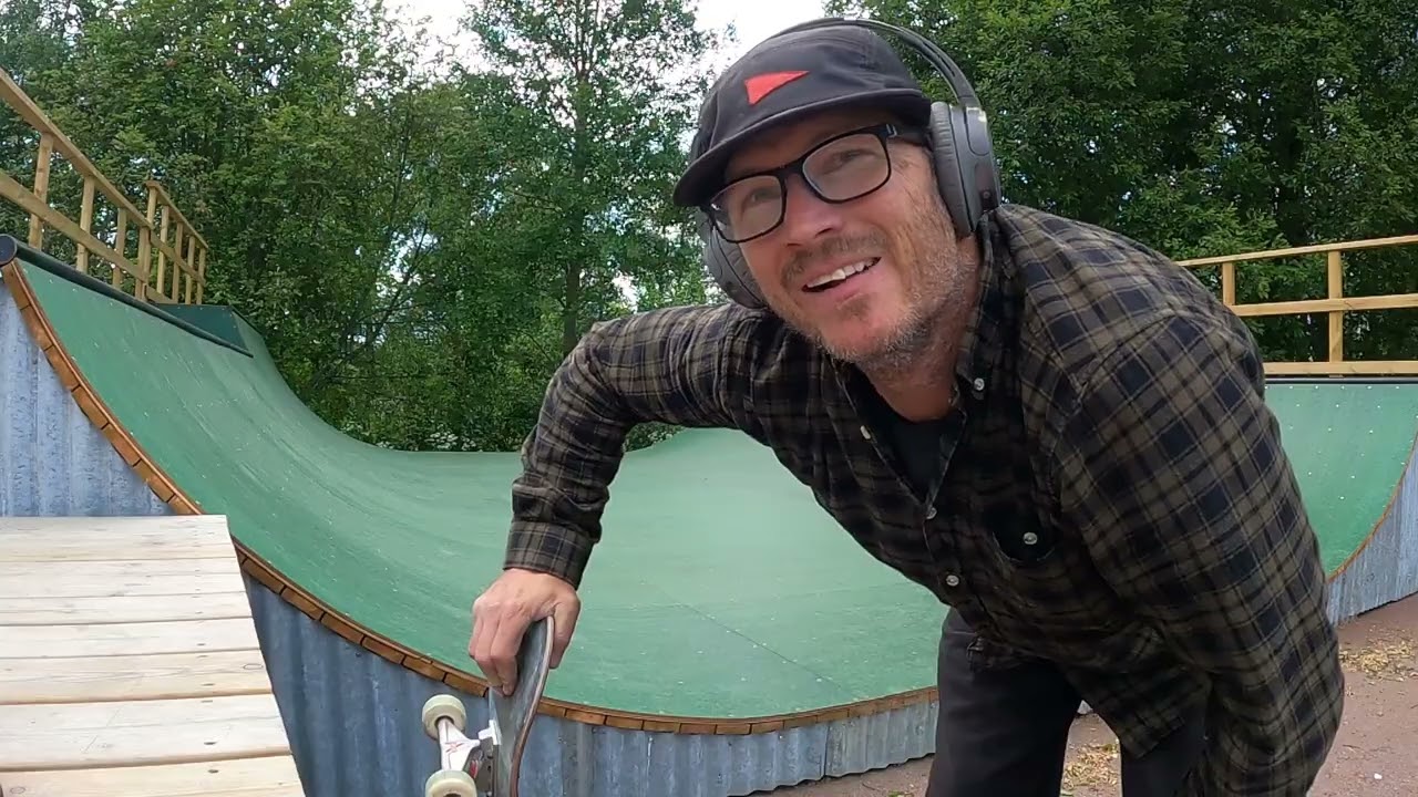 First ride on the new ramp. Thank you Äldalen Fria Åkare.