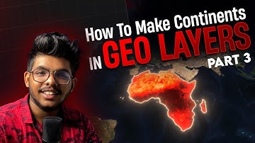 How to make Maps in geo layers | How to make continents | After Effects | Part 3