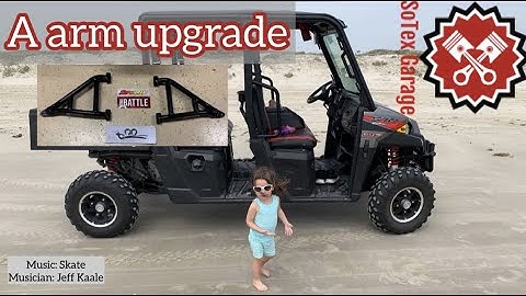 Polaris Ranger A-arm upgrade // Making room for bigger wheels