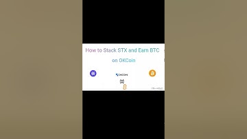 #EarnBitcoinwithStacks   HOW TO STACK STX AND EARN BTC ON OKCoin Exchange.  $STX $BTC Blockchain