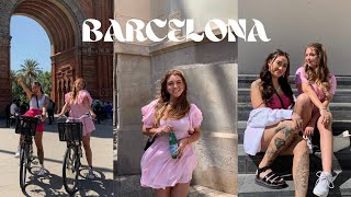 barcelona travel diaries | girls trip, exploring the city \& good vibes