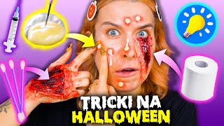 ♦ Testuję TRIKI na Halloween z 5-Minute Crafts - dziwne lifehacki urodowe ♦ Agnieszka Grzelak Beauty