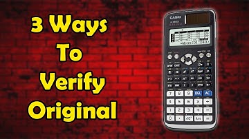 How to Check Original Casio fx-991 Ex Calculator | Authentication Check