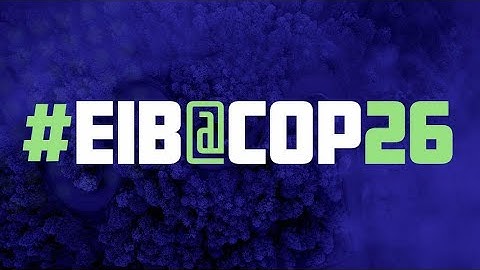 EIB at COP26 - Emerging Market Climate Action Fund event