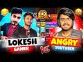 Breaking 140 winning streak off angry youtuber  lokesh gamer and aawara vs asin army   free fire