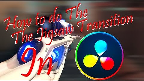 How to Do The Jigsaw Transition for Your Gun Using Davinci Resolve (Toturial at 10 likes)