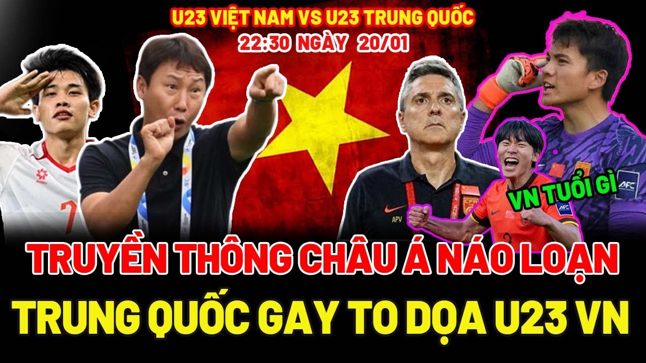 Lịch Bán Kết U23 Châu Á: Trung Quốc Gáy To, Thách Thức U23 Việt Nam!