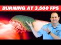 Slow Motion Lighting a Match - The Science of Burning