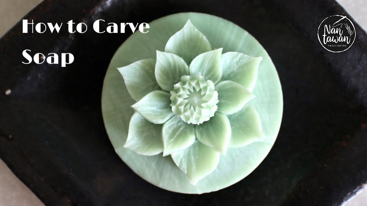 Soap Carvingソープカービング & How to carving soap flowers YouTube