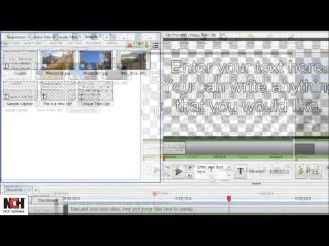 VideoPad Video Editing Software | Add Text To Videos - YouTube