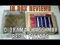 Quick reviews: DioBros diorama grass mat &amp; Yan Models resin pillars