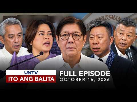 UNTV: Ito Ang Balita | October 16, 2026