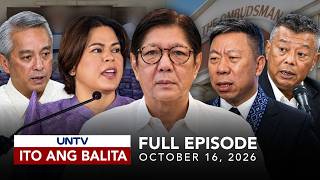 UNTV: Ito Ang Balita | October 16, 2026